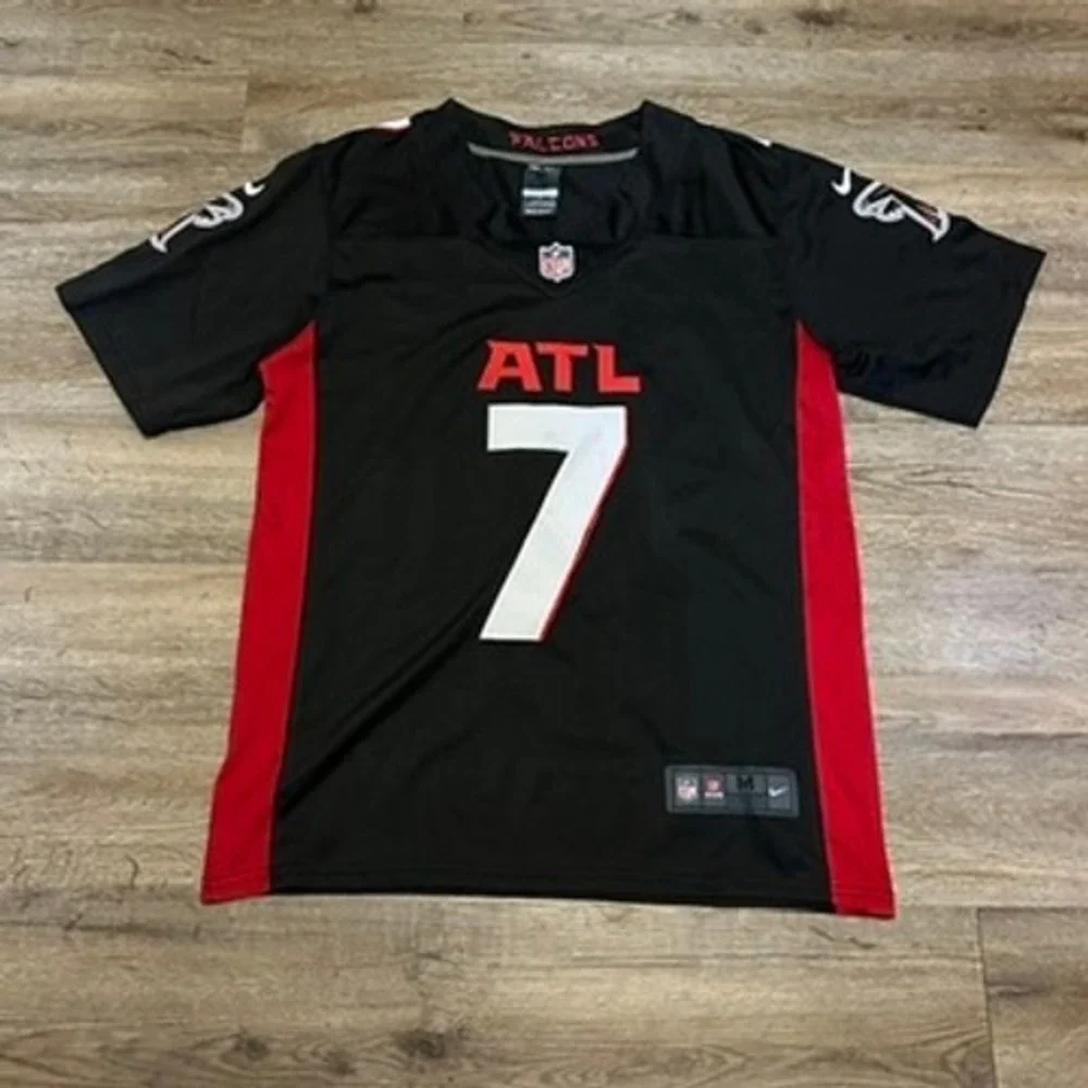 Nike Atlanta Falcons Younghoe Koo 7 On Field Jersey Mens Medium Black Red NFL